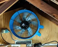 attic fan services with installed attic ventilation fan system in Pueblo, CO